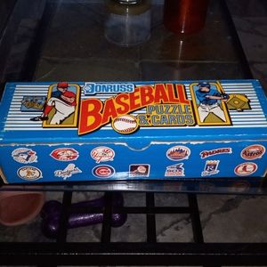 Donruss baseball cards unopened from 1989
